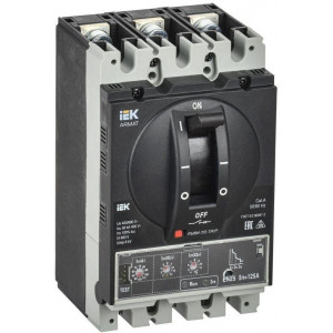 ARMAT Авт. выкл. лит. корпус 3P A 50кА 125А эл. станд. IEK