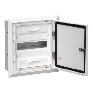 TEKFOR Корпус пласт. КМПн-18 IP65 оранж. прозр. дверь IEK