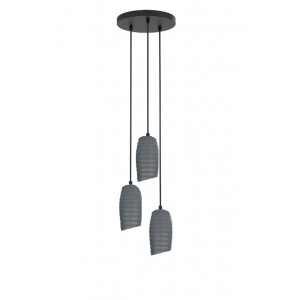 Люстра VENUS-3 подвесная, серый, GU10 LEDAR