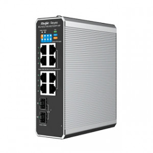Ruijie | Reyee RG-NIS2100-8GT2SFP-HP PoE Коммутатор, L2 управляемый, индустриальный