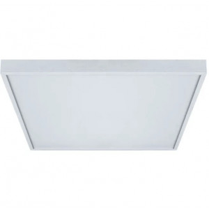 Светильник светодиодный панельный ДВО 48W 6500K 595х595х30мм IP44 со встроенным драйвером, накладной/подвесной, алюминиевая рамка, белый LEDAR