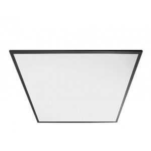 Светильник светодиодный панельный ДВО 48W 6500K 595х595 IP44 со встроенным драйвером, встраиваемый/подвесной, алюминиевая рамка, черный LEDAR