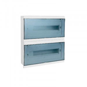 ЩРВ-П 40 (2х20) модулей NOVA встраиваемый пластик дымчатый IP41 (500x400x80) FIXEL