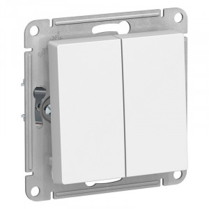 Выключатель 2-кл, сх.5, 10АХ, мех., БЕЛЫЙ /ATN000151/