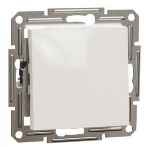 Выключатель одноклавишный проходной Кремовый /EPH0470123/