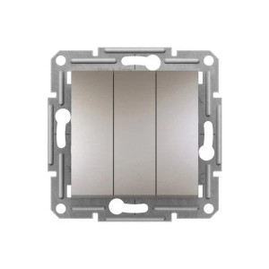 Выключатель трехклавишный бронза /EPH2100169/