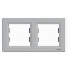 Рамка 2-п., алюминий /EPH5800261/