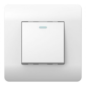 ALTAIR Выключатель 1-клавишный, 10А, NEW3-E, белый, механизм