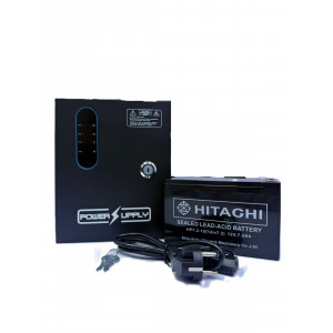 Резервированный источник питания UPS (ИВЭПР) 12V 5A 4CH с аккумулятором