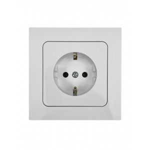 Розетка с заземляющим контактом скрытой установки ASTRUM РС 16-0502