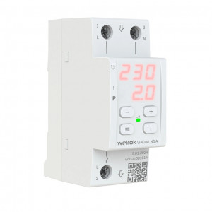 Welrok VI-40 Red Реле напряжения с контролем тока, 40А